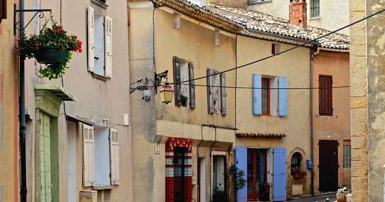 Quartier de la Violette à Aix-en-Provence, vue résidentielle