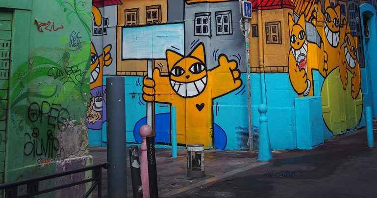 Le quartier du Cours Julien à Marseille, ambiance street art et terrasses animées